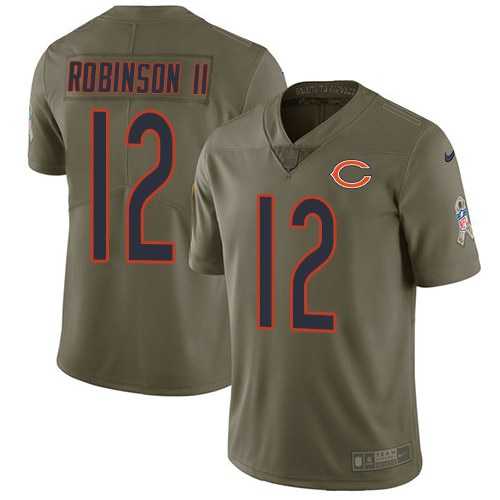 Nike Bears 12 Allen Robinson II Olive Salute To Service Limited Jersey Dzhi,We sell and wholesale Nike Bears 12 Allen Robinson II Olive Salute To Service Limited Jersey Dzhi on line form chian!